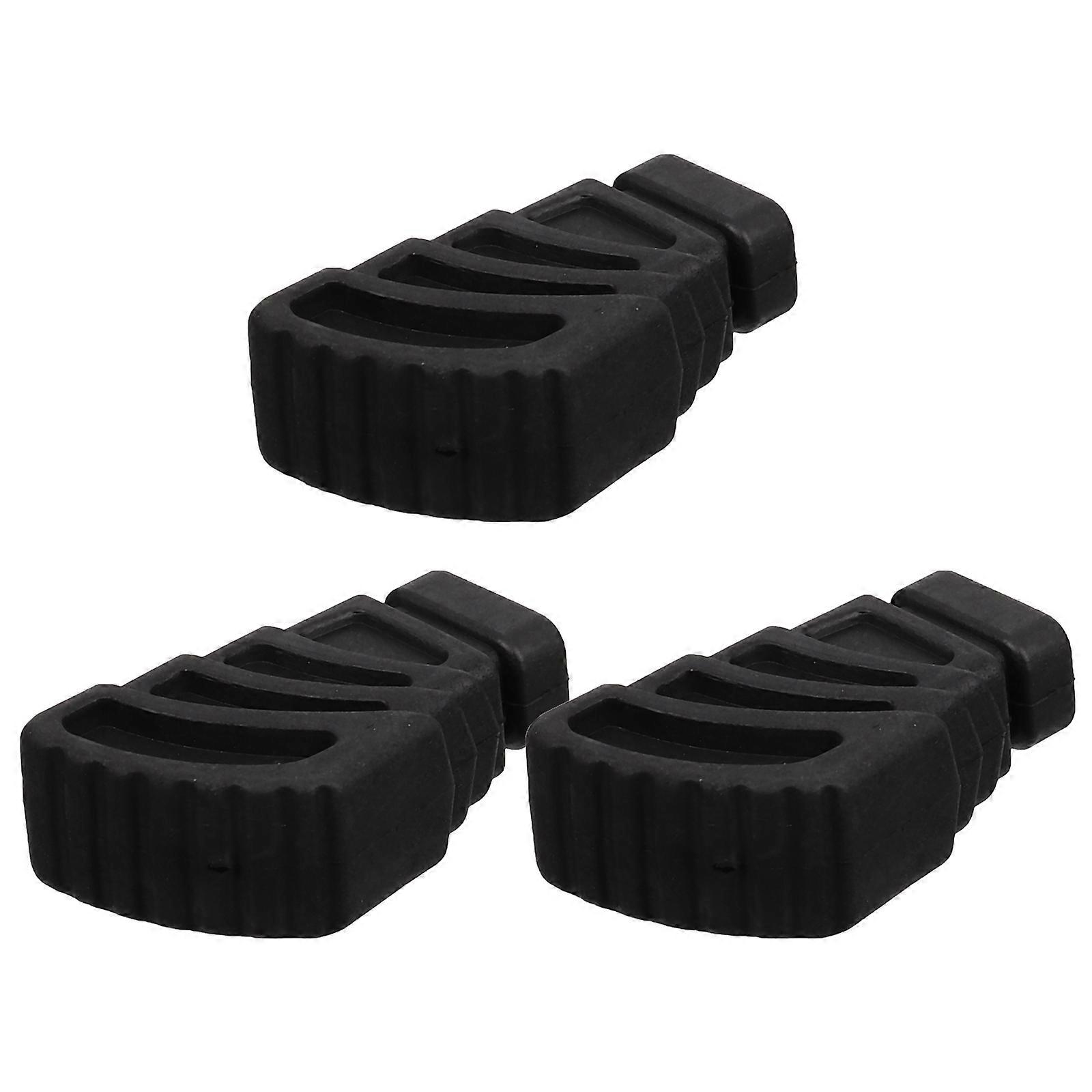 Drum Hardware Pack Wear Resistance Home Use Drum Racks Rubber Feet 3Set