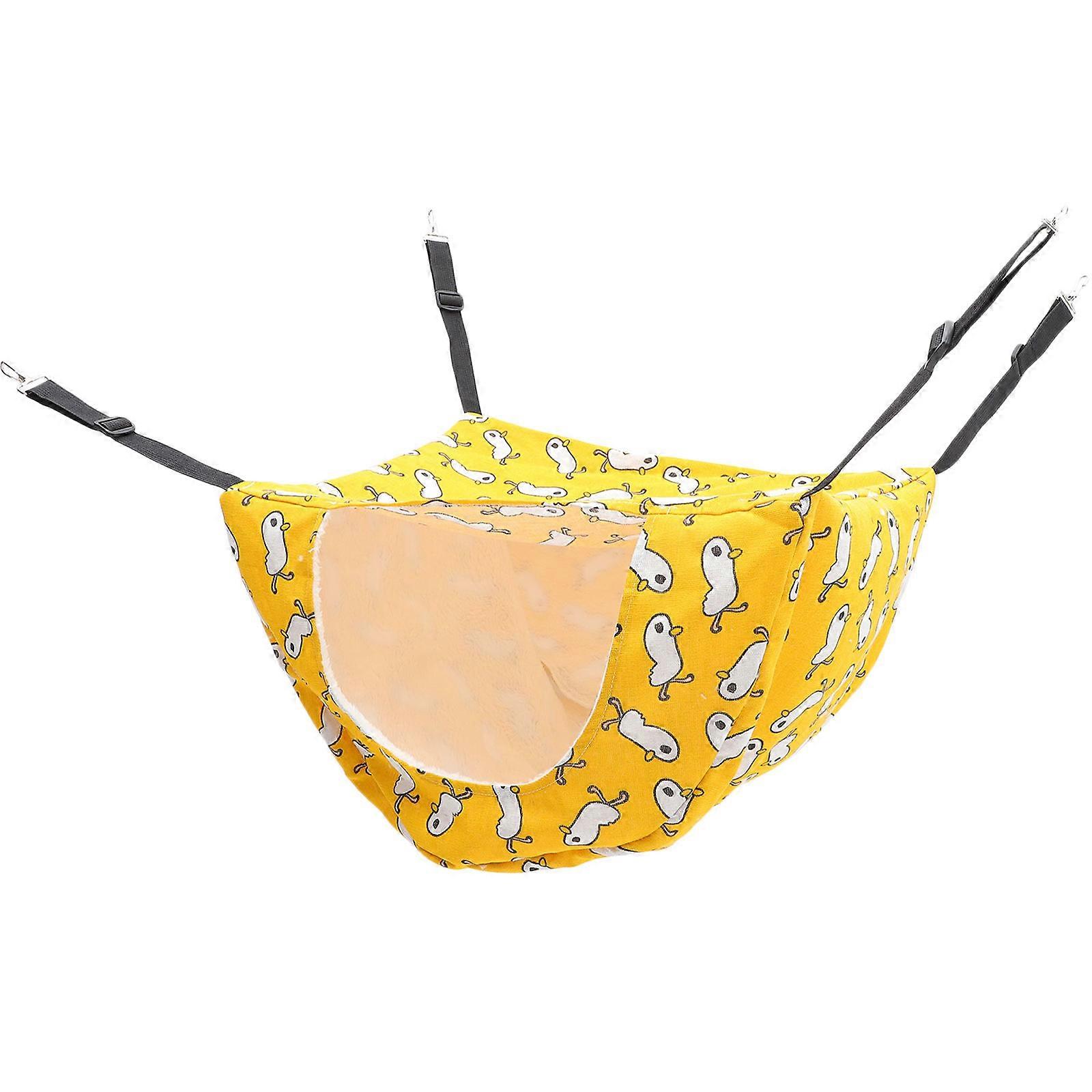 Cat Hammock Bed Cat Cage Hammock Pet Resting Multi-Color 45x35x26cm Adjustable Height 1Set
