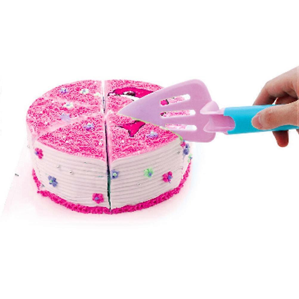 Cake Server Multifunctional Kitchen Baking Tool Adjustable Spatula Pink 1Pack