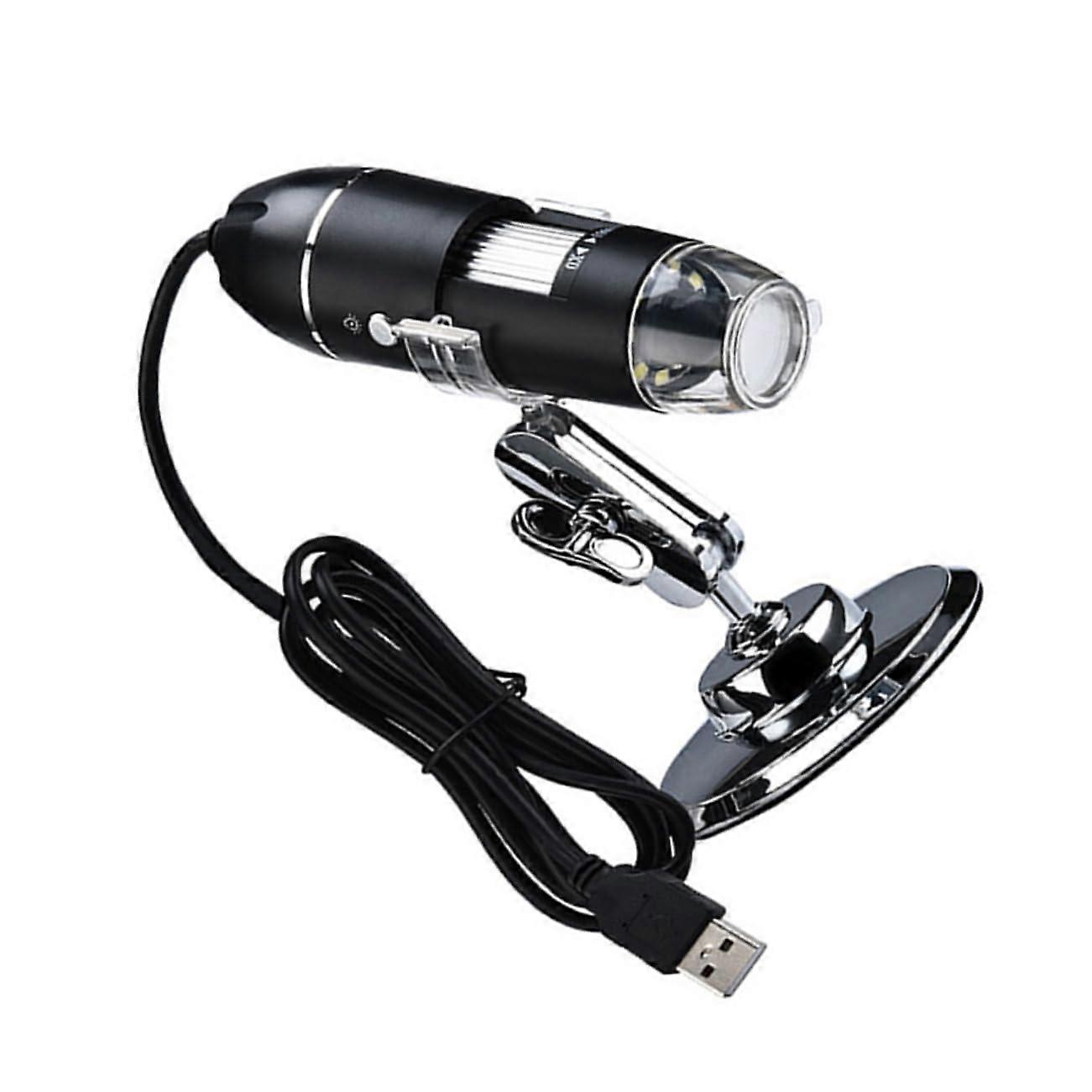 Digital High-Resolution USB Microscope for Home Use, Portable, Adjustable Viewing Angle, Nature Enthusiasts