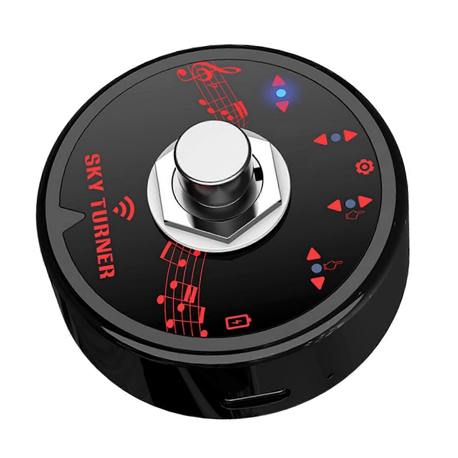 Wireless Guitar Tuner Pedal For Guitarists Compact And Practical Accessory