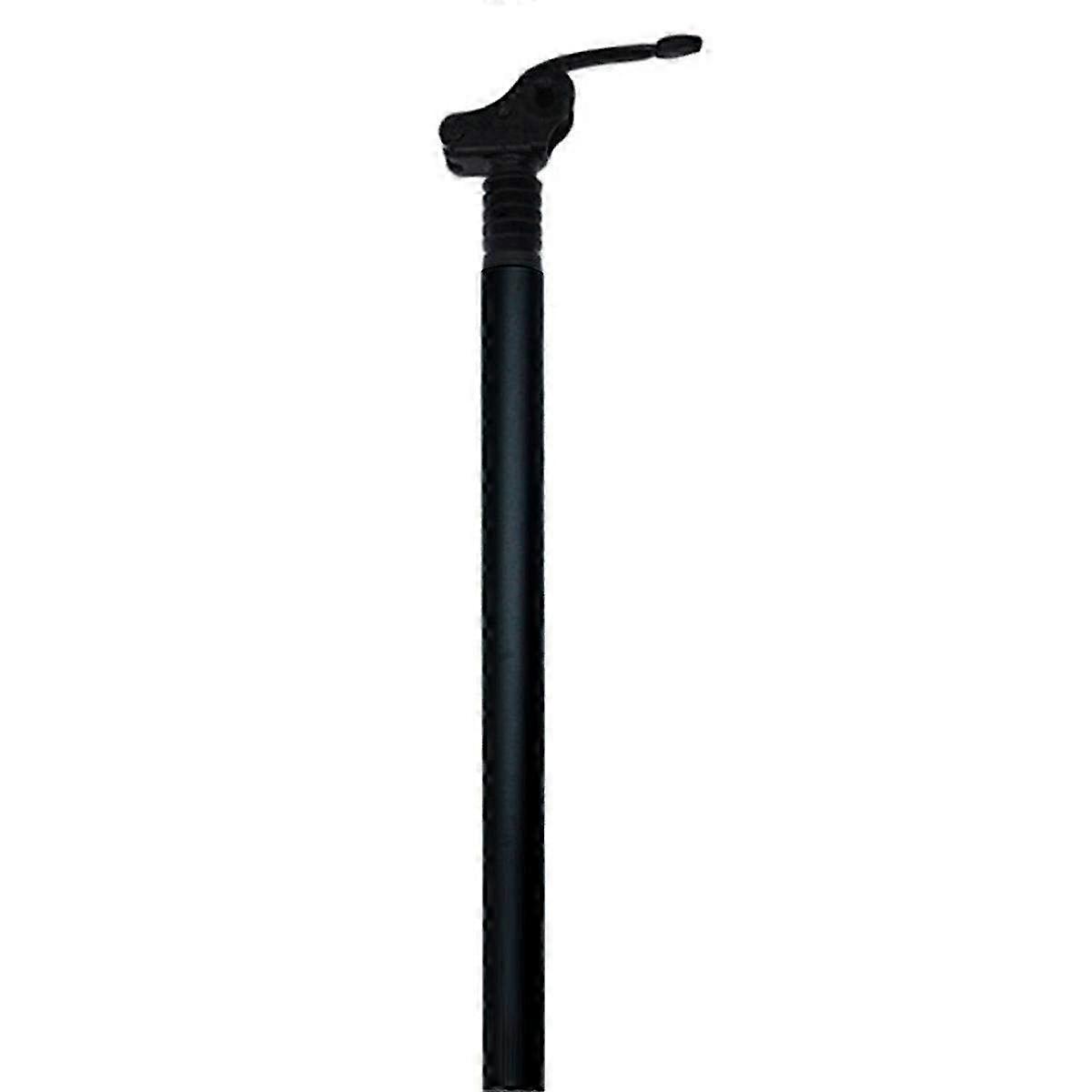 Electric Bike Seatpost with Spring Seat Set and 31.8X550mm Folding Handlebar, Compatible with Most E-Bikes (Black)