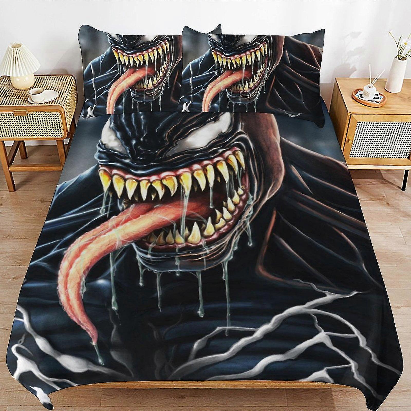 Conjuntos de Cama com Tema de Aranha Capa de Edredom Conjunto de Edredom Decoração de Cama Macia para Meninos Meninas Adolescentes Crianças 3 Peças com 1 Edredom Co