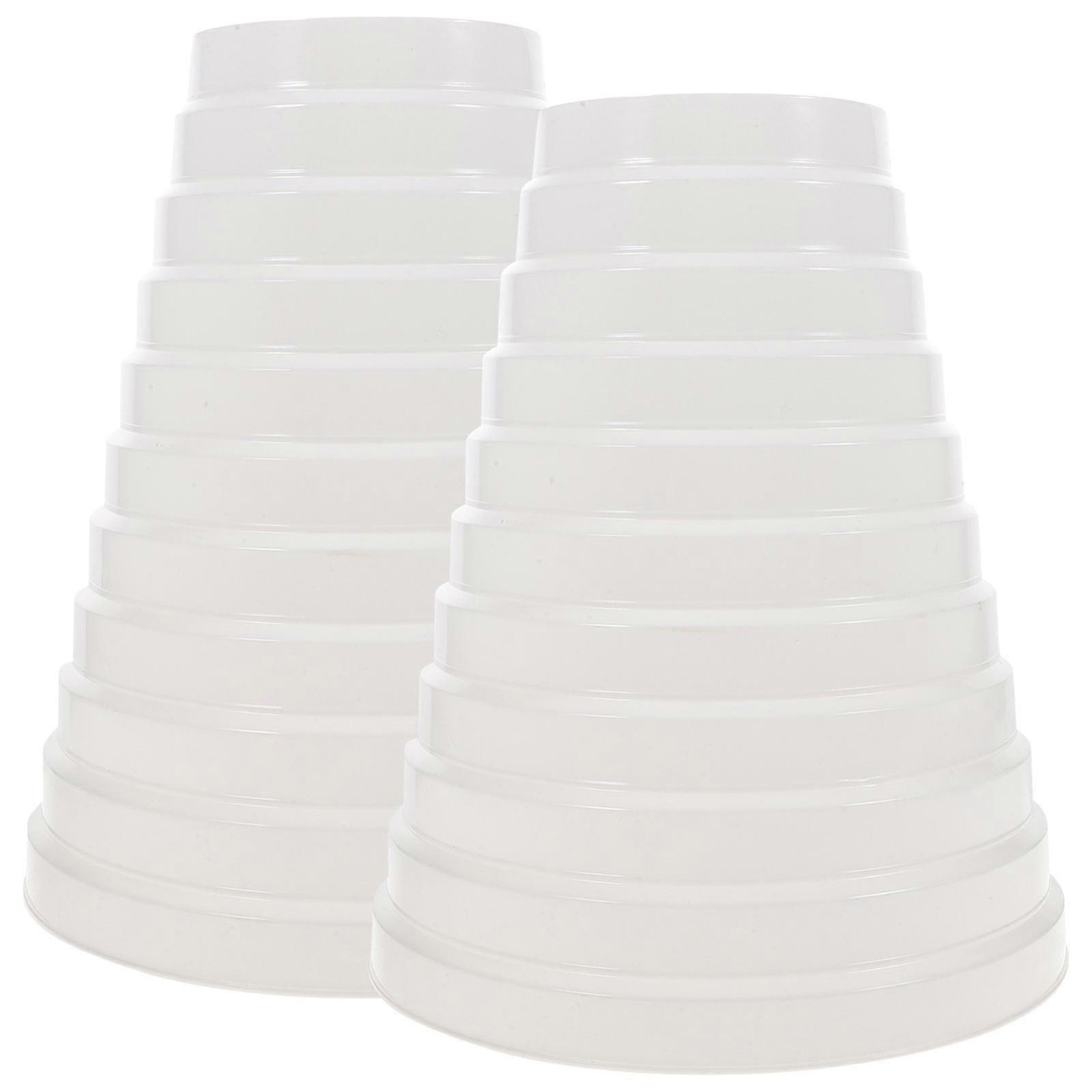 Duct Inline Reducer Increaser Dryer Duct Connector -line Reducer Increaser Home Use 10.6×7.9×7.9in Range Hoods Connection 2Pcs