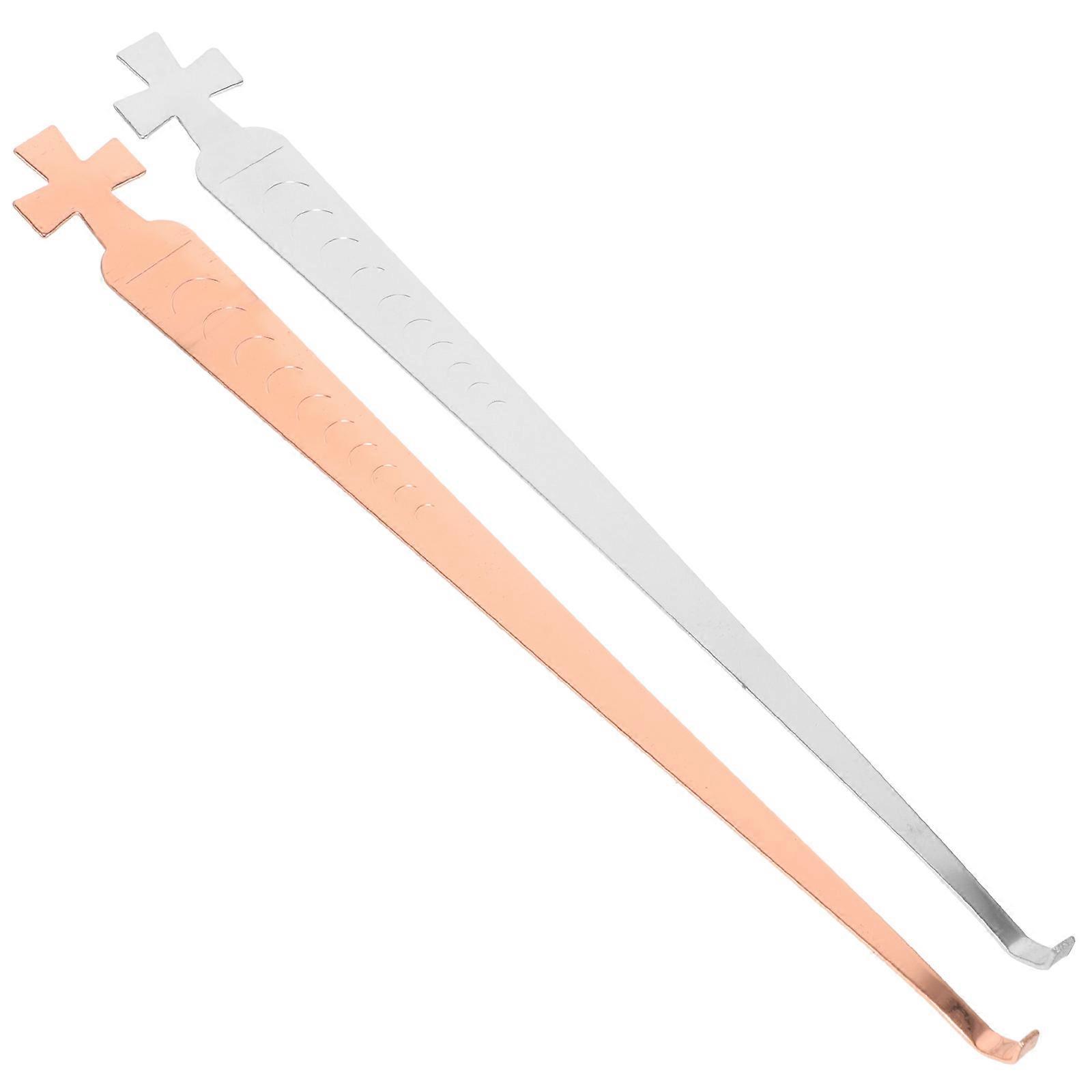 Wick Dipper Rose Gold Plated Prevent Wick Splashing Spa Use 2Pcs