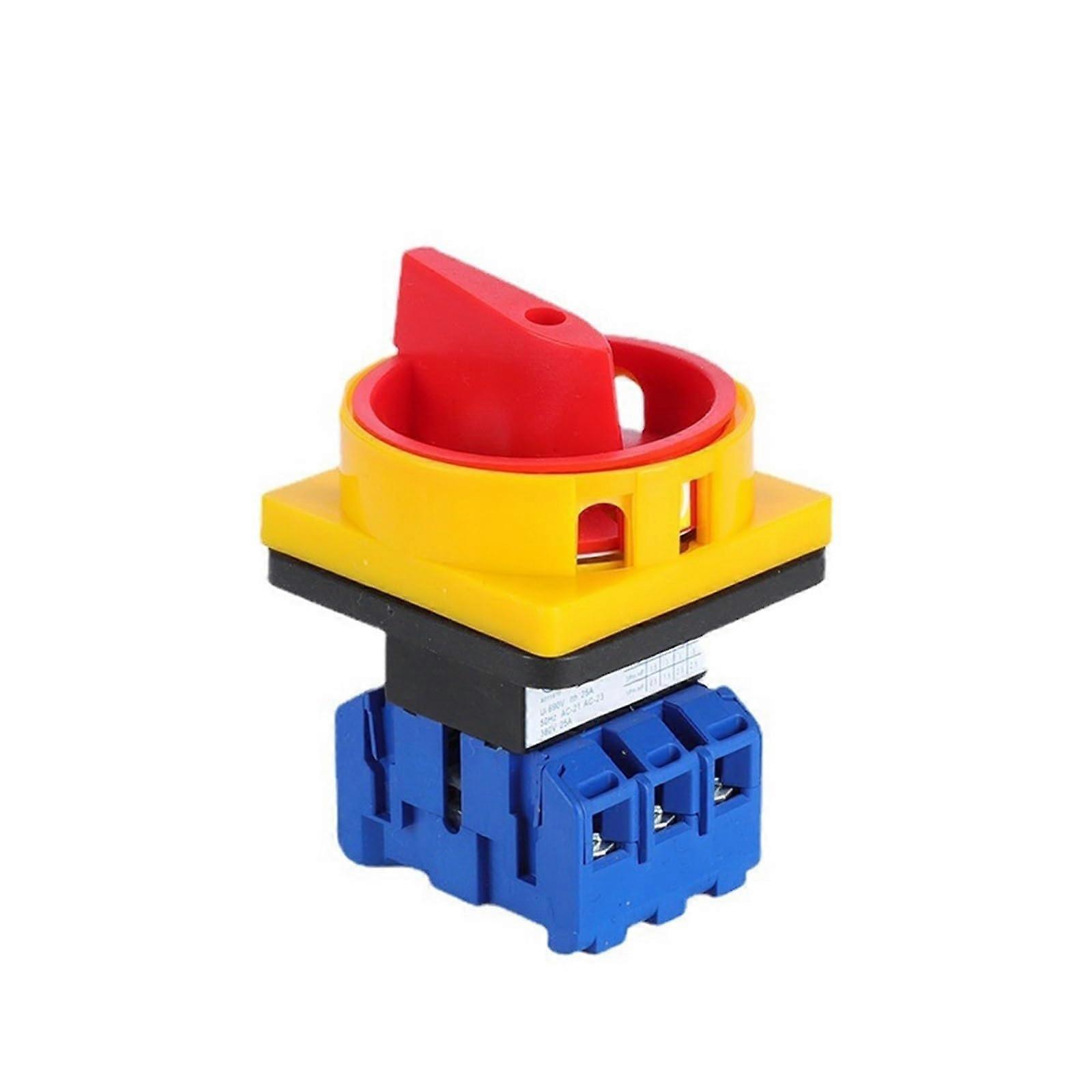 YMD11 3P 690V Isolator Switch, Padlockable Disconnect, On-Off Selector, Panel Power Control, 25/32/40/63/80/100A LW30