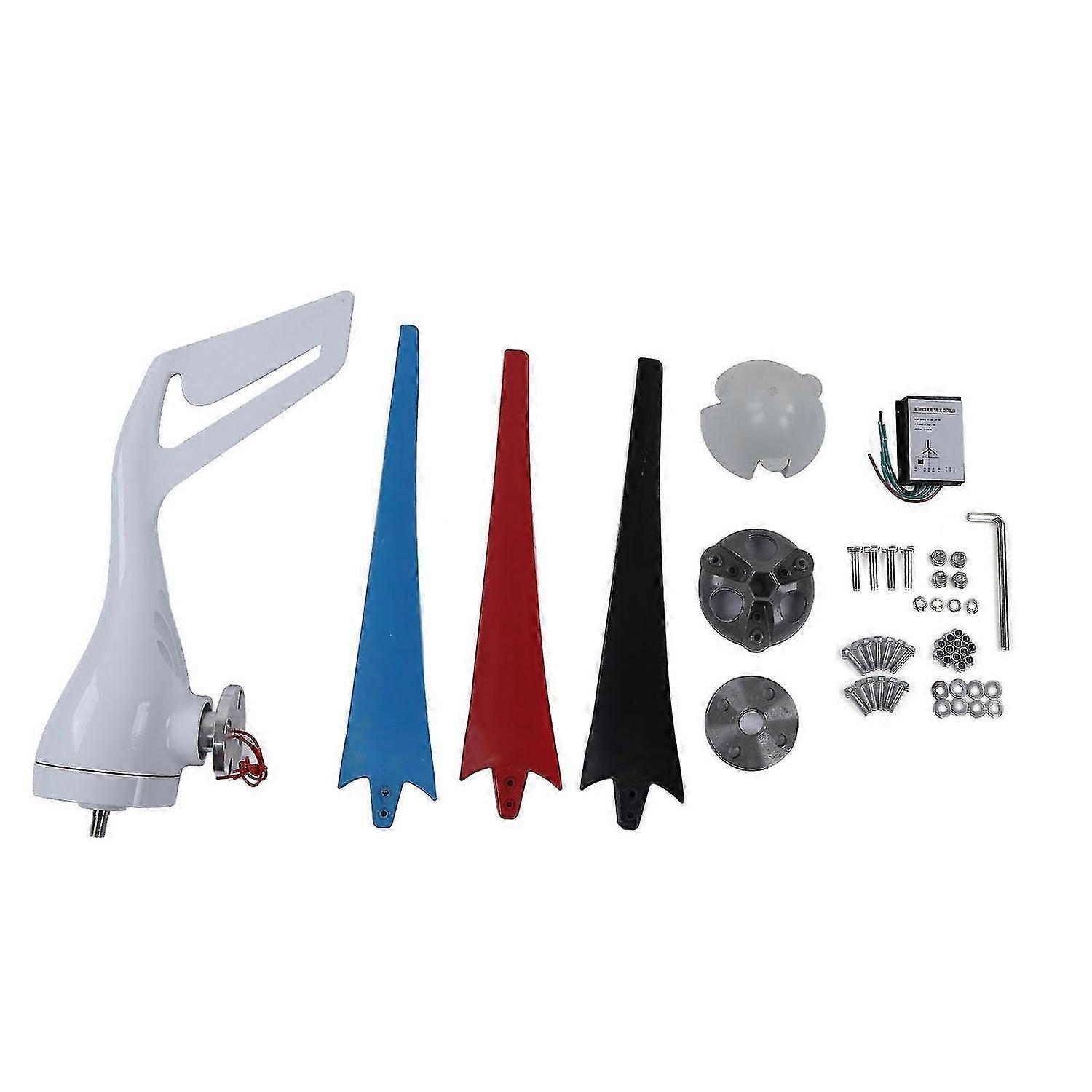 3 Blade Mini Wind Generator with 3 Phase Permanent Magnet Synchronous Motor High Usage Wind Generator 300W DC24V