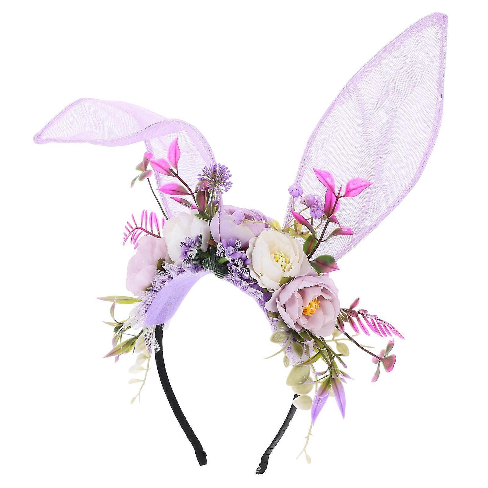 The **Soft Bunny Ear Headband for Women** is a fun and stylish accessory perfect for adding a playful touch to any outfit. Here's a detailed