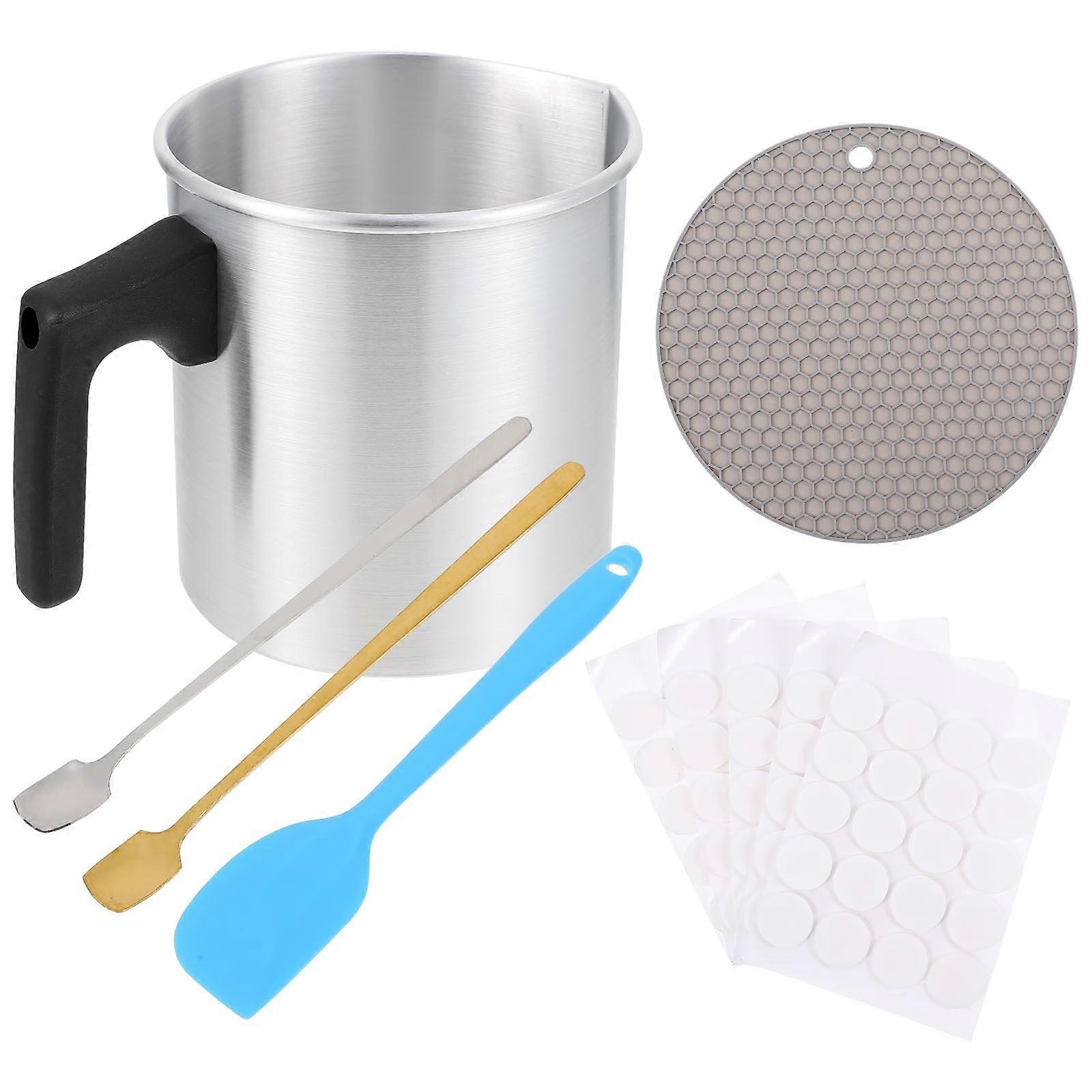 DIY Scented Candle Making Kit with Stainless Steel Pouring Pot for Beginners and Professionals 1 Set