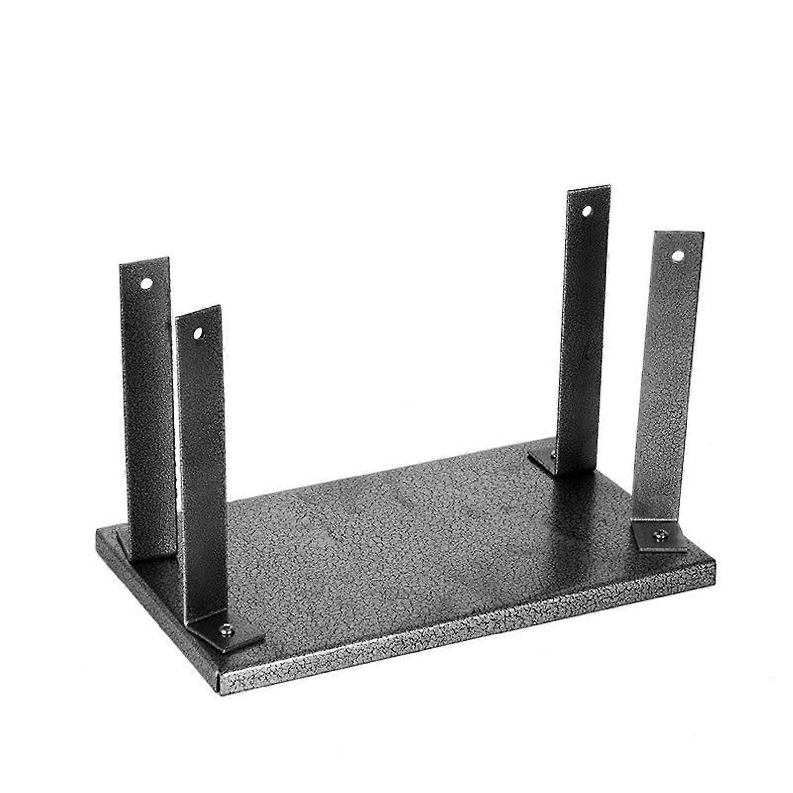 For household woodworking benches, electric planer guide table, flip planer, black steel frame, practical carpentry planer rack.