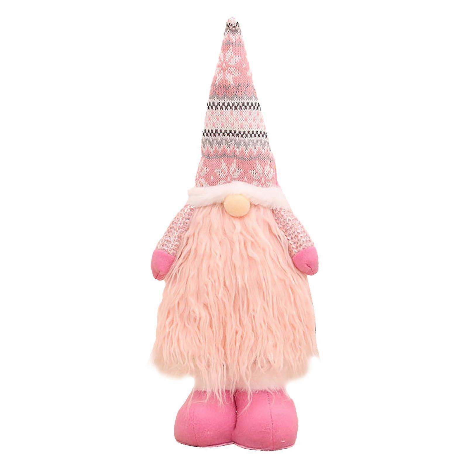 Retractable Santa Dolls Pink One Size