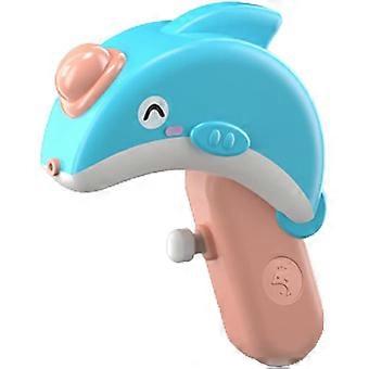 ZENGO Cartoon Pistola de Água de Brinquedo, Adorável Banheira Dinossauro Cartoon Mini Pistola de Esguicho Banheira Praia Ao Ar Livre Água Luta Brinquedo Jogar (Golfinho)