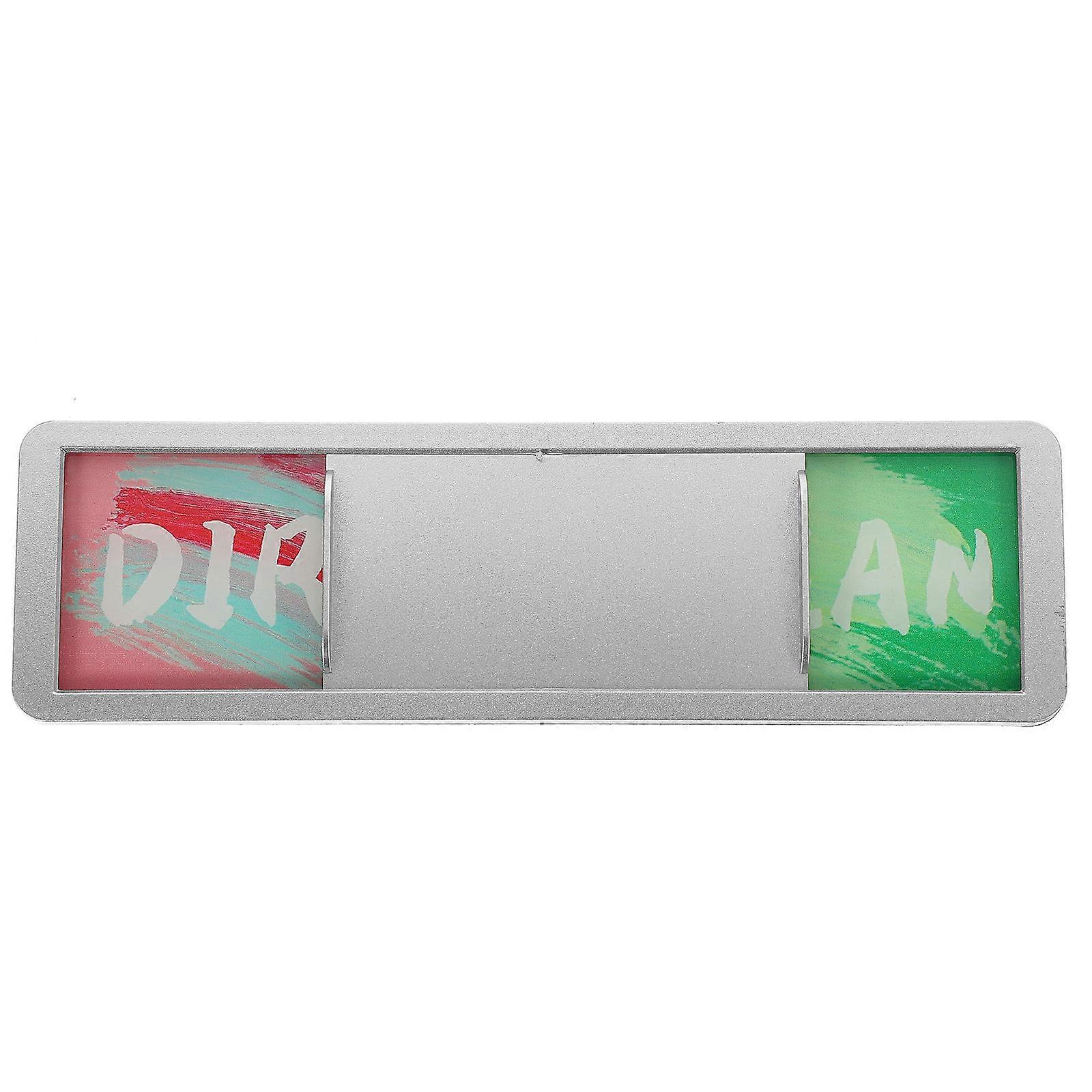 Double Sided Clean Dirty Magnet Teaching Tool For Beginners Kitchen Use 17.7x5.2x0.5cm 1Set