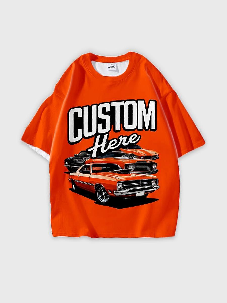 T-shirt round neck Pattern loose short sleeve JW2310