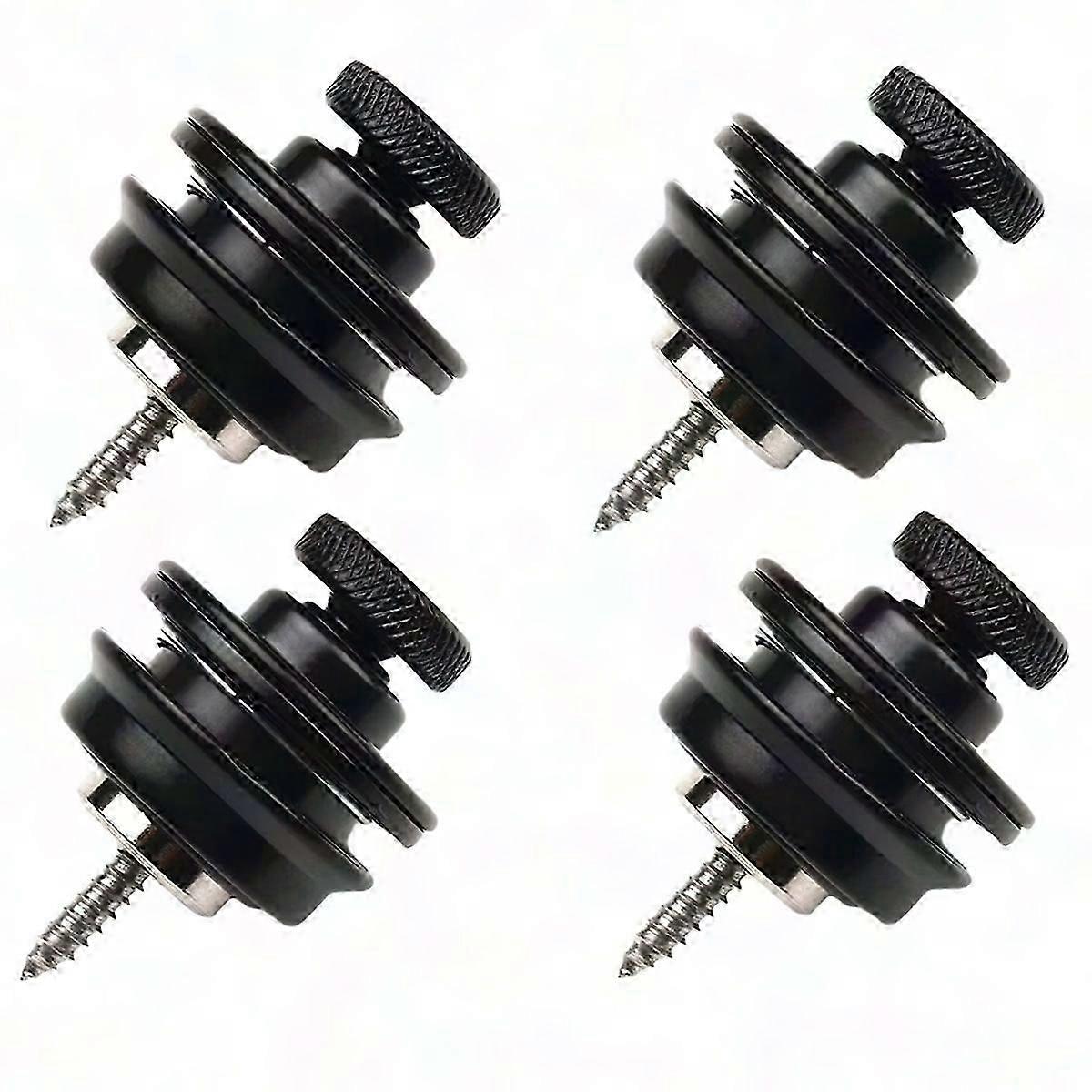 4pcs Guitar Strap Locks for Secure Playing