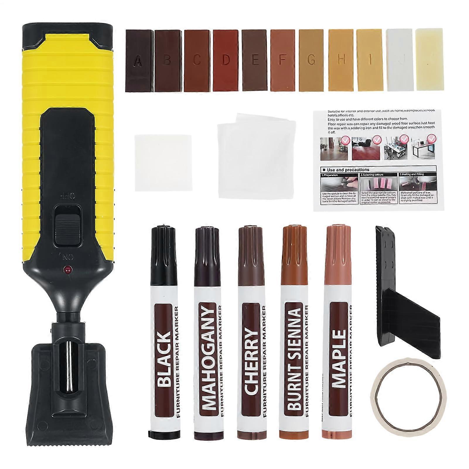 Laminate Floor 11 Colours Parquet Scratch Wood Kit