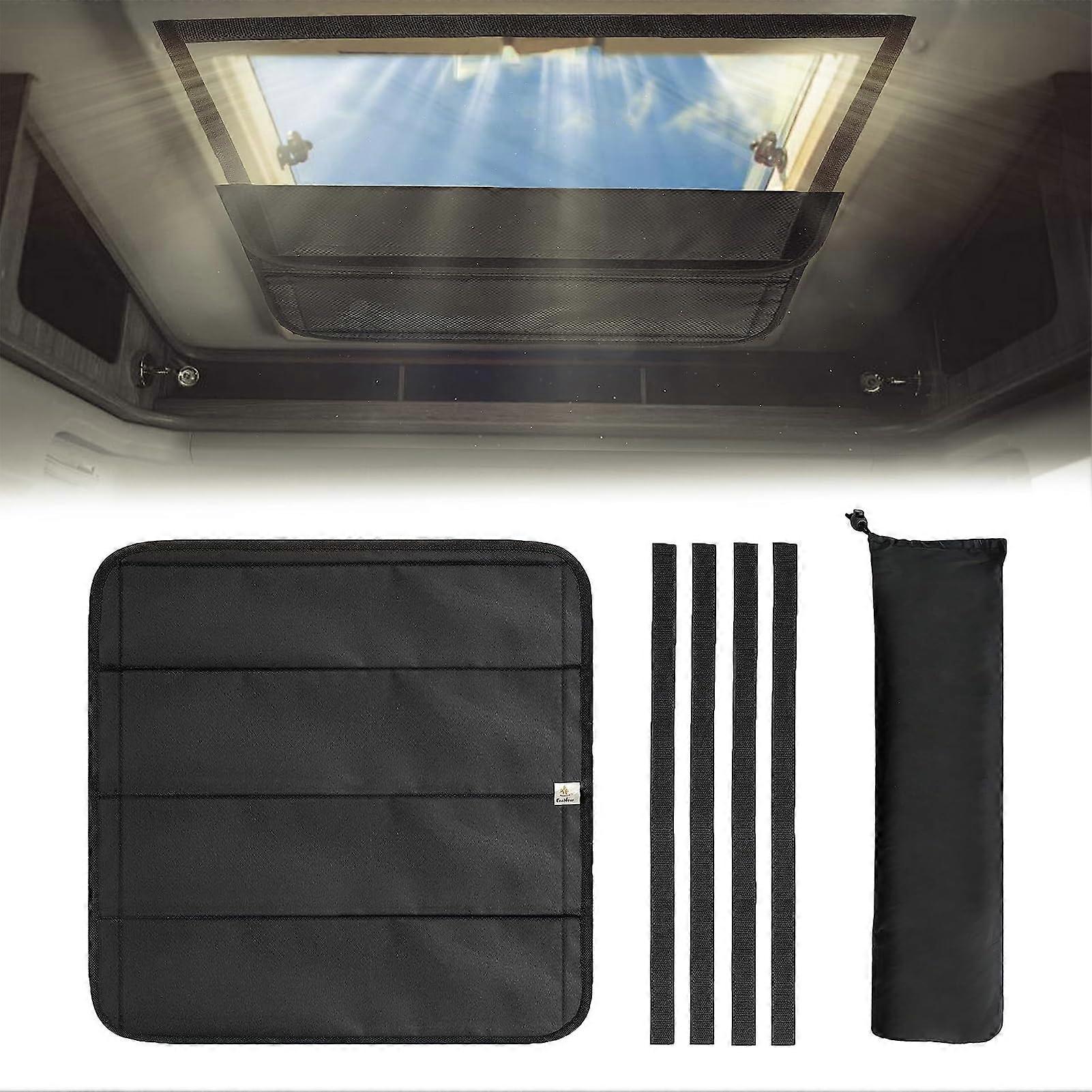 Magnetic RV Window Blind for 41x41 cm Roof Windows, UV Protection