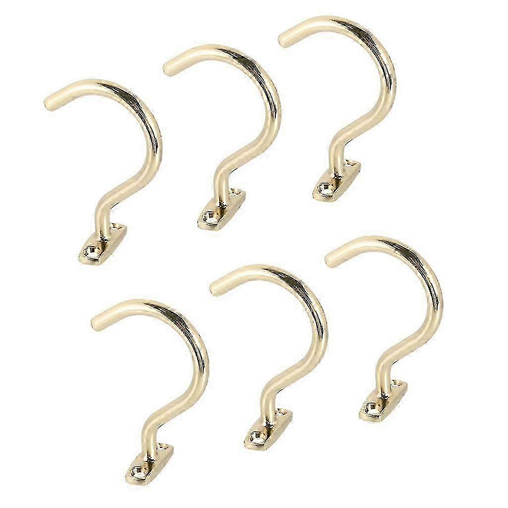 6 Pcs Snooker Billardtisch Queue Messing Haken zu Halten Brücke Stick Pool Rack