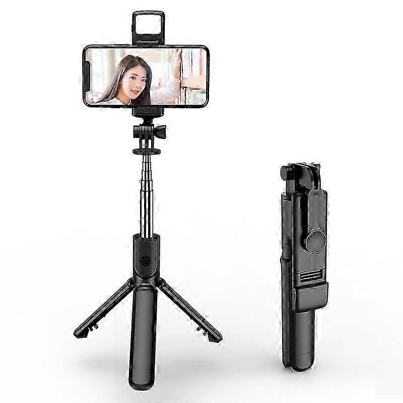new selfie stick tripod Bluetooth remote control retractable self-timer stand and portable