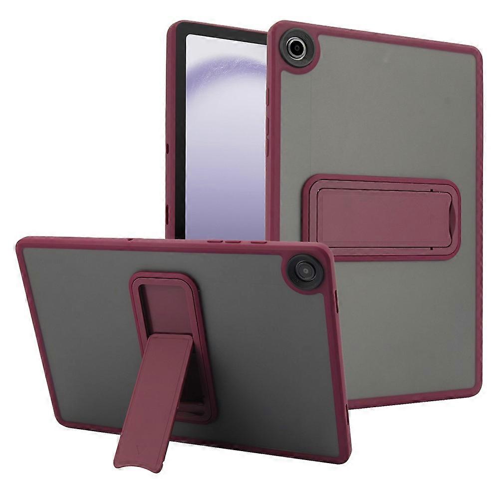 Compatible For Samsung Galaxy Tab A9+ Case with Kickstand TPU + PC Skin-Touch Tablet Cover