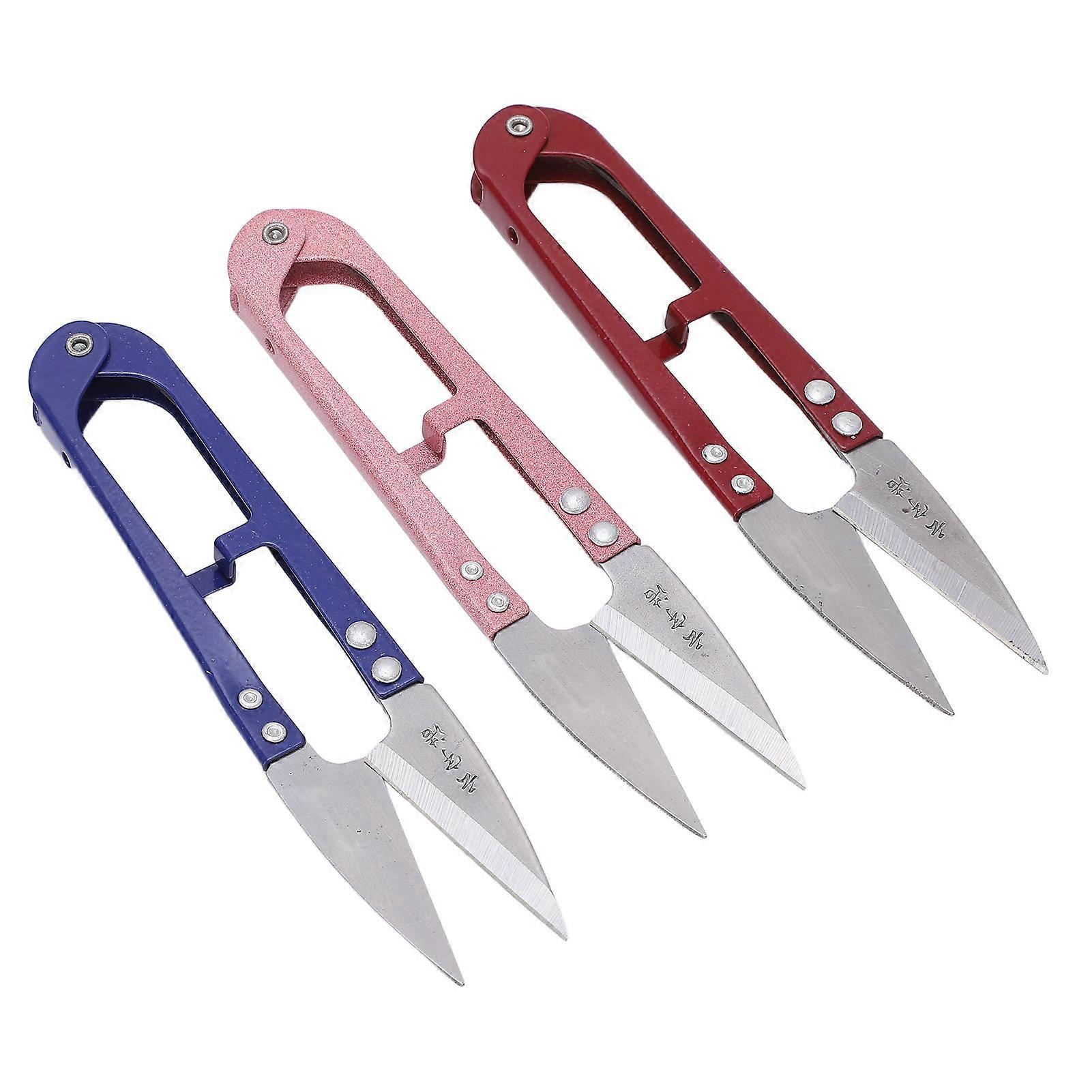 12Pcs Thread Snips Spring Action Mini Size Portable Durable Easy Operation Thread Cutter for DIY Sewing Cutting