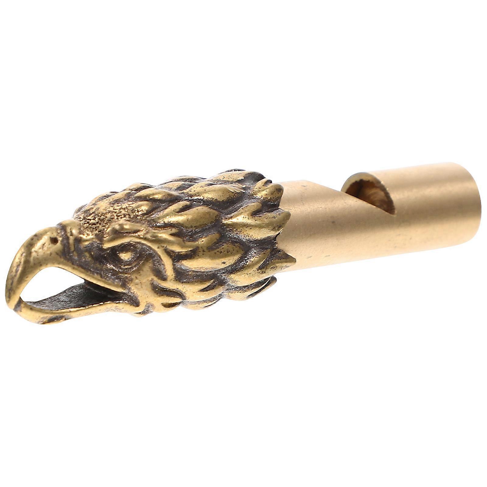 Compact Brass Whistle Keychain for Sports Referees and Emergency Situations – Mini Whistle with Clear Sound for Outdoor Survival and Teacher