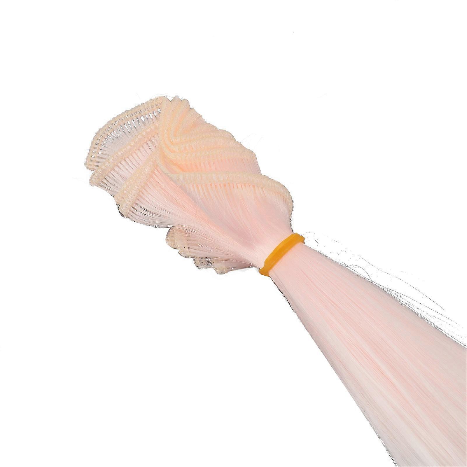 Ball Jointed Doll Wig Pink Blue Gradient Long Hair Row Piece Supplies Soft 30cm High 1m Long Model 9 Straight