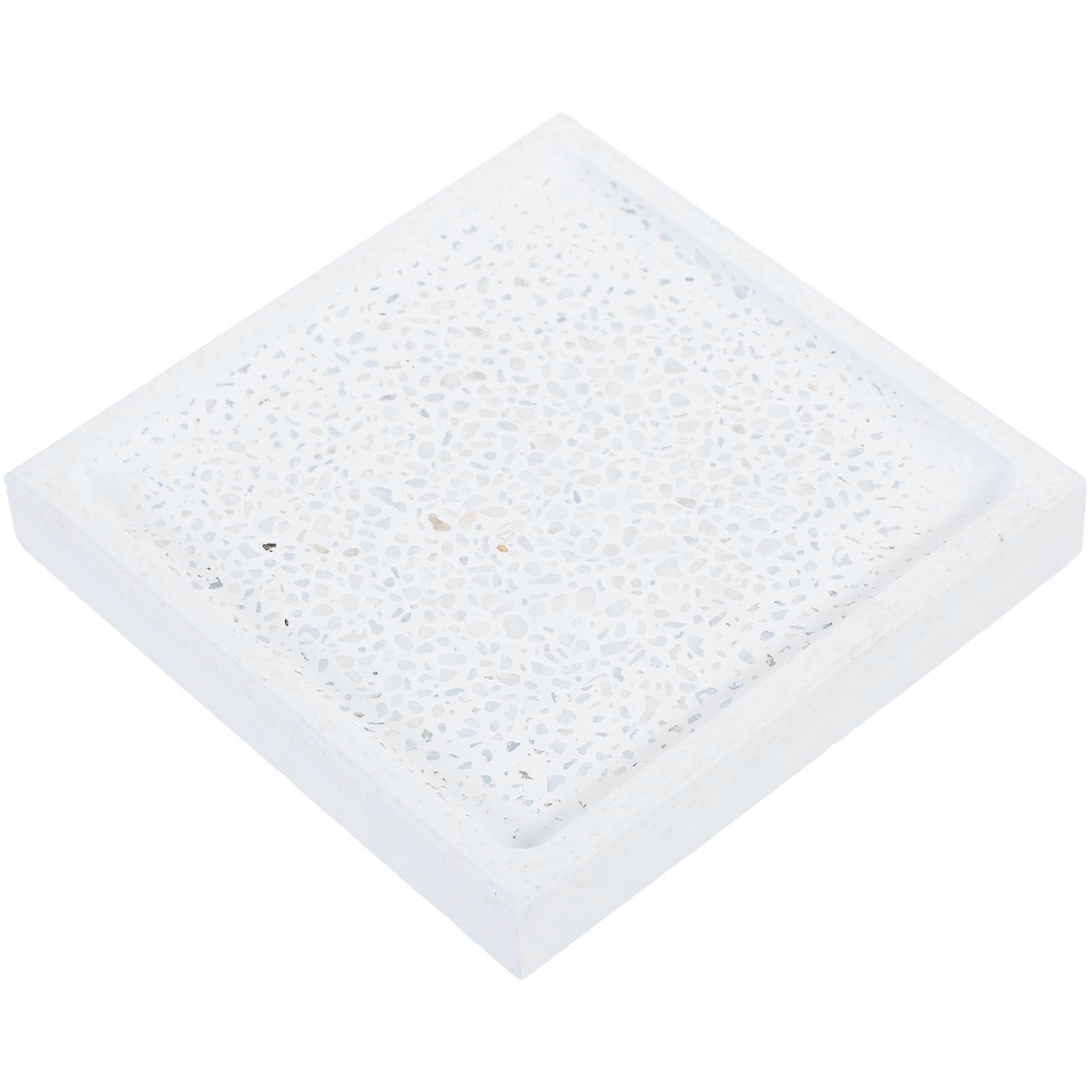 Diatomite Soap Holder with Slip Resistant Flat Bottom for Bathroom   Quick Drying and Moisture Absorbing Soap Container