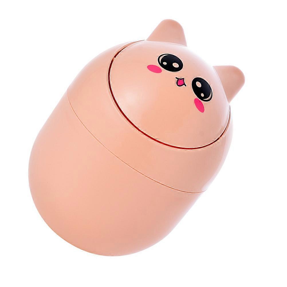 Tiny Trash Can For Desk Office Use Desktop Mini Trash Can Design Abs Material 1Pack