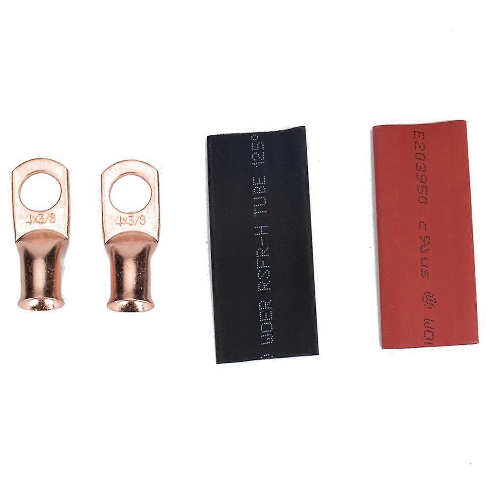 Wire Crimp Connectors Copper Cable Lug Terminals For Electrical Installations Assorted Color 10Set