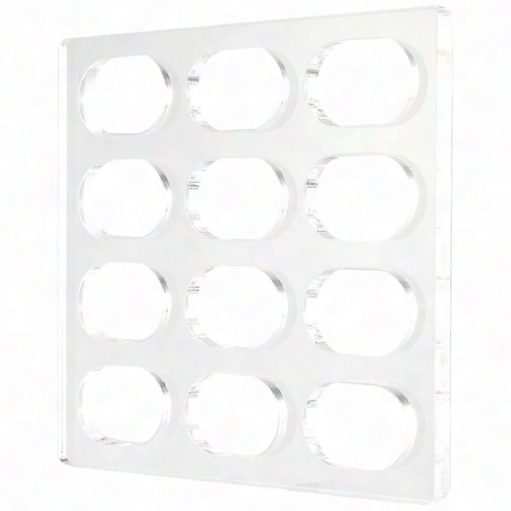 Polycarbonate Oval Cake Mold for Macaron Baking
