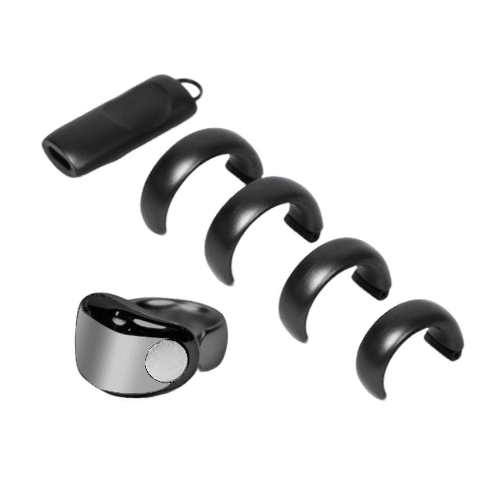 User Friendly Digital Screen Prayer Rings With Vibration Alerts 5 in 1 Design For Multiple Size Track Up To 99999 Count  Silver