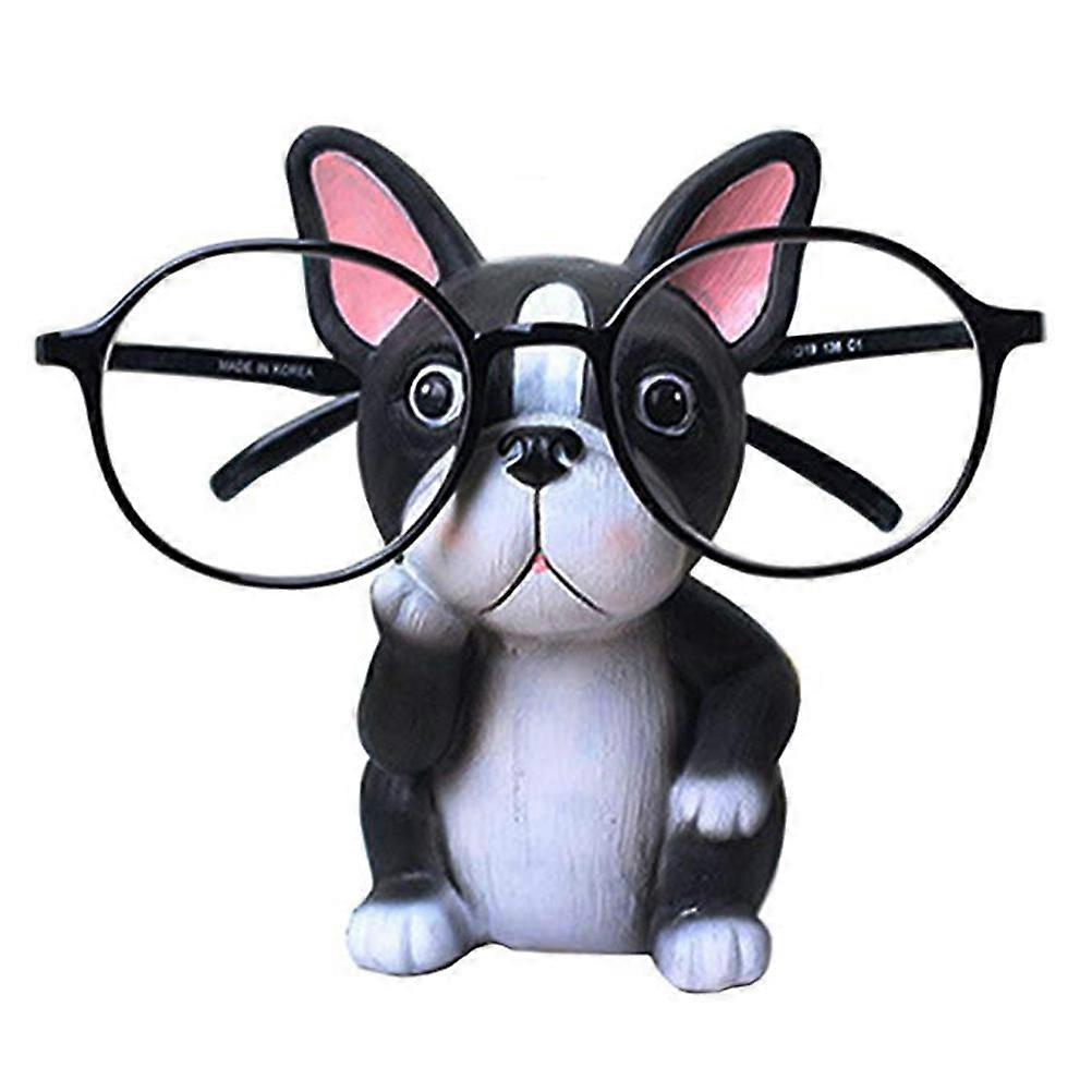 Creative Glasses Stand Resin Dog Statue Puppy Shape 3×3×4.5in Small Item Holder 1Pack