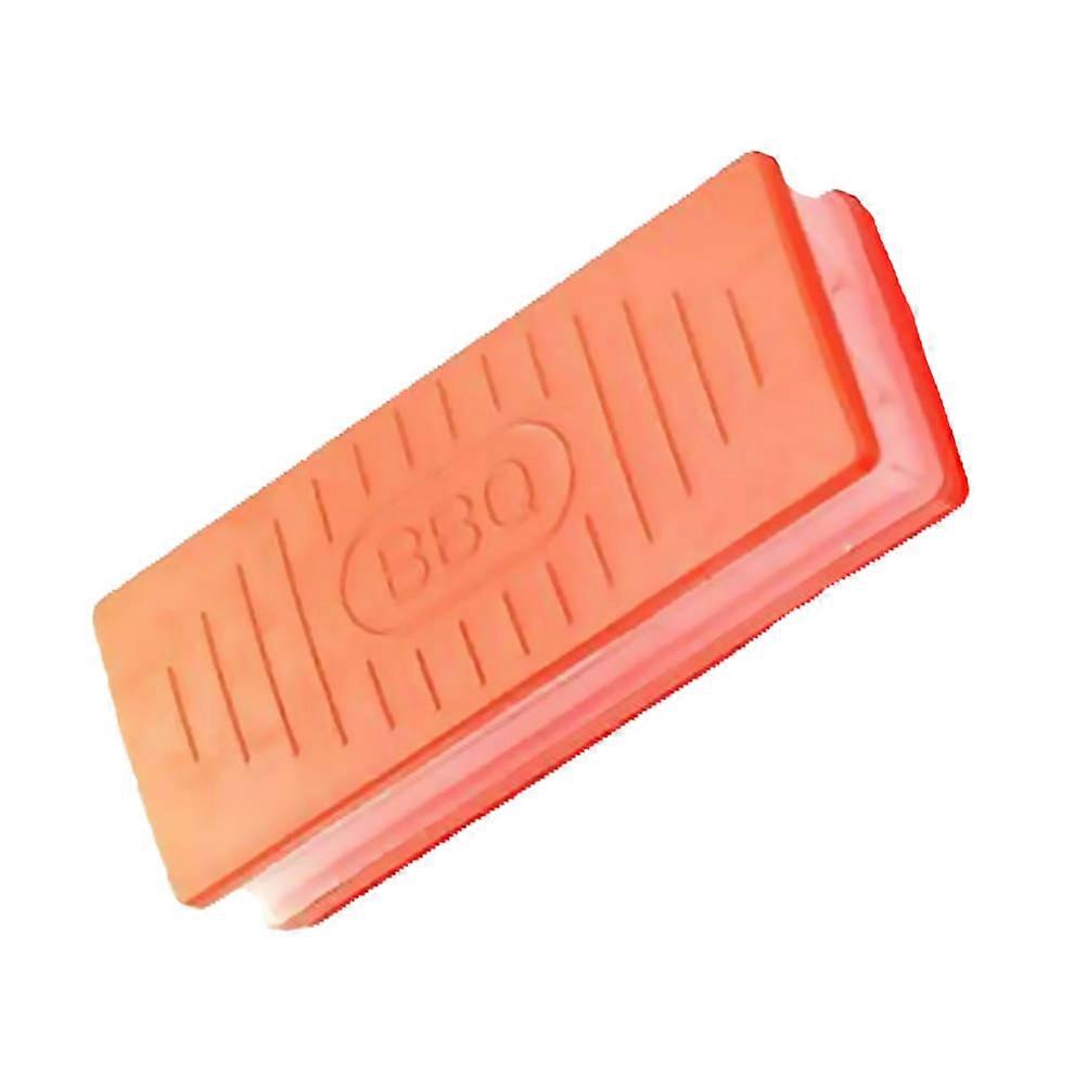 Barbecue Skewers Maker Meat Skewer Machine Prevent Hand Injury Kebab Skewer Helper Portable Red 1Set