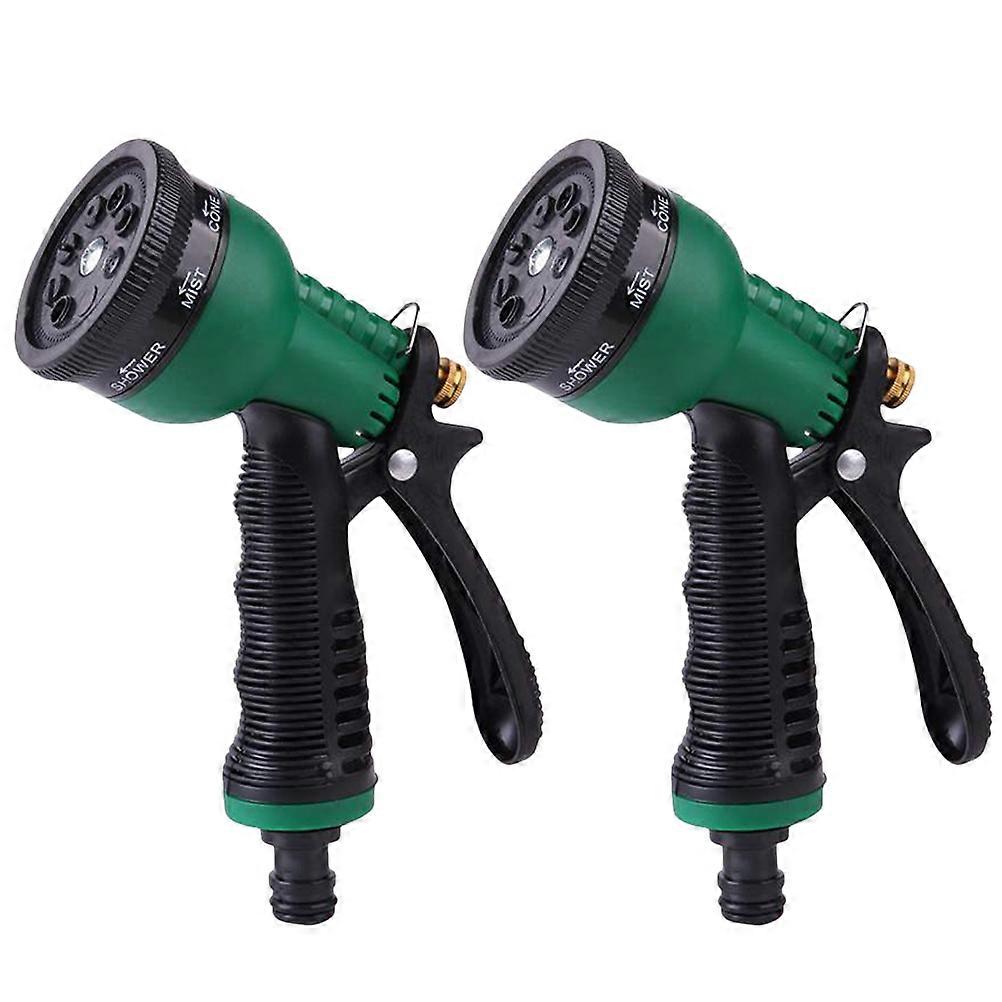 Green Car Water Sprayer for Cleaning Made of Durable Plastic with Comfortable Grip 2 Pieces