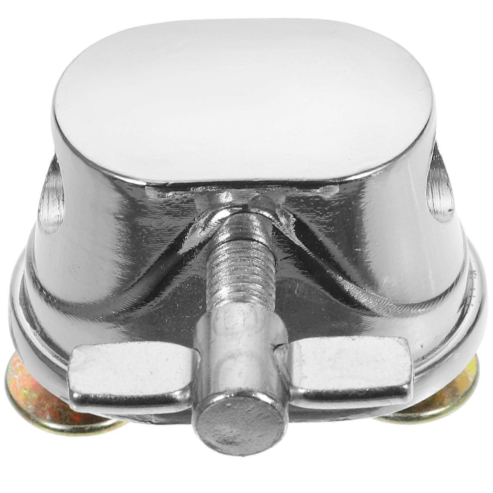 Tom Drum Mount Bracket Silver Plated Iron Height Adjustment Practical Design 1Pack