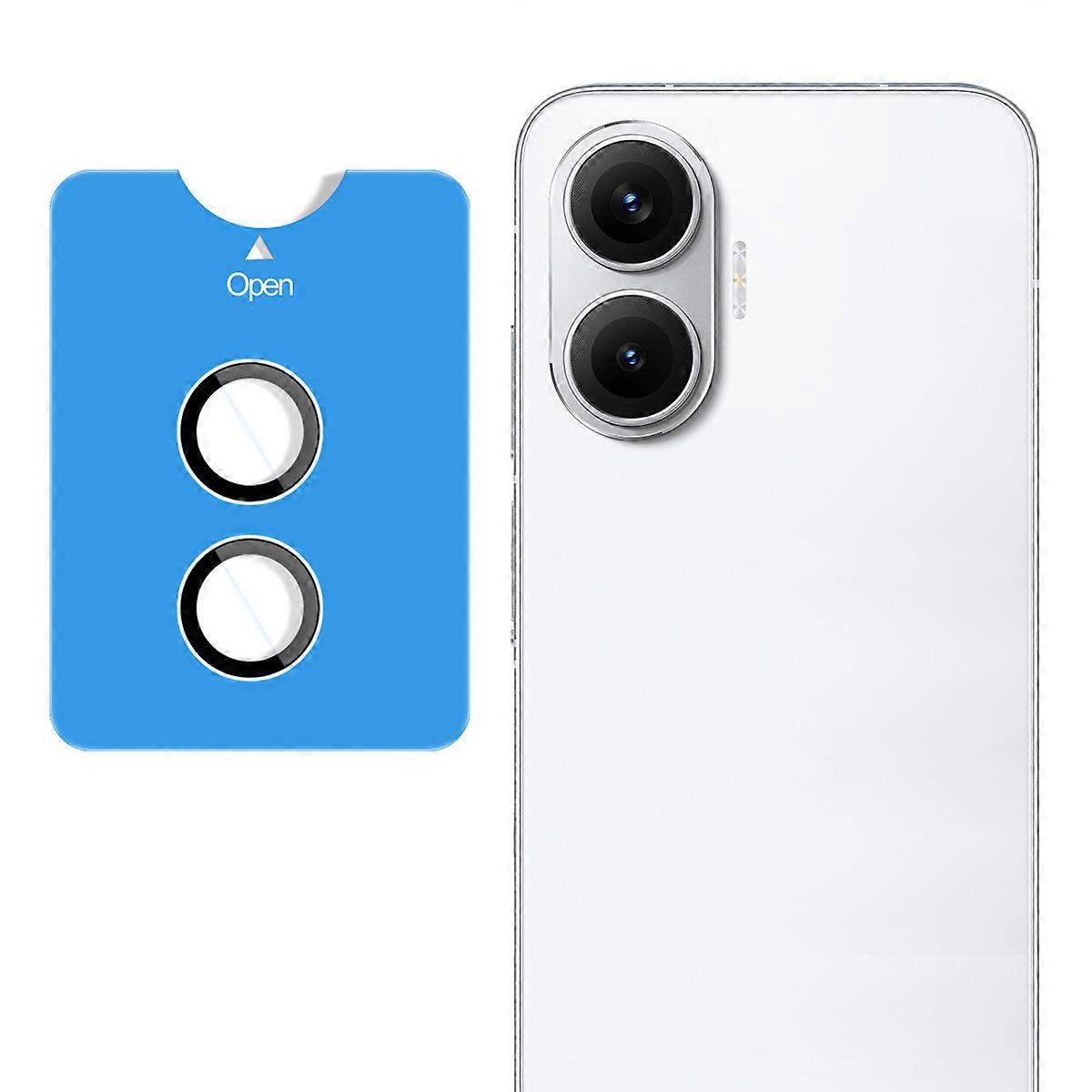 IMAK For Xiaomi Redmi Turbo 4 Pro 5G Tempered Glass Camera Lens Protector with Self Positioning Frame (Scaled Down Version)