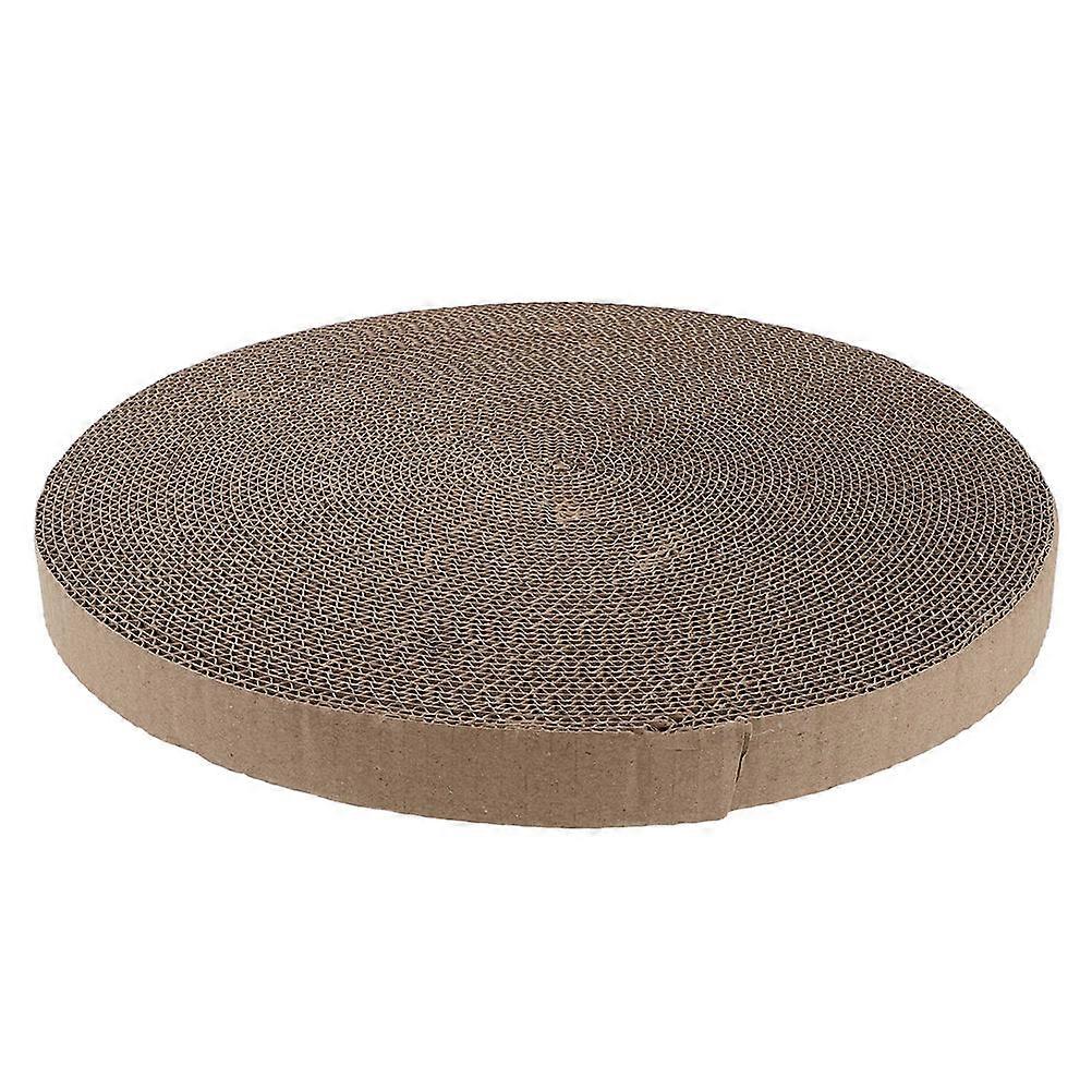 Scratcher Replacement Pad for Cats Round Corrugated Cat Scratching Board Durable, Easy to Install, Indoor Use