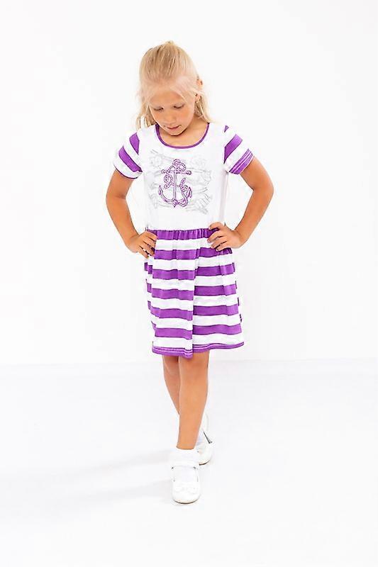 Striped Cotton Dress (Girls) – Comfy Fit & Cute Design, Summer,  HC 6118-002-33