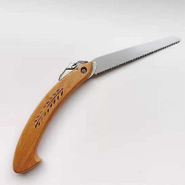 Folding pruning saw with non-slip handle, portable outdoor garden saw, 18cm
