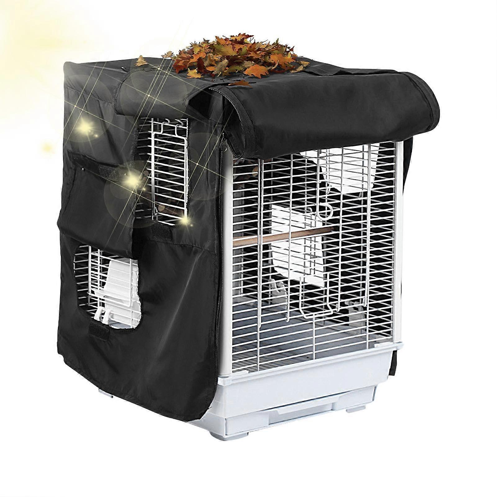 Parakeet Cage Opaque Pet Cage Net Windproof Bird Cage Catcher For Parakeets Parrots And Small Animals