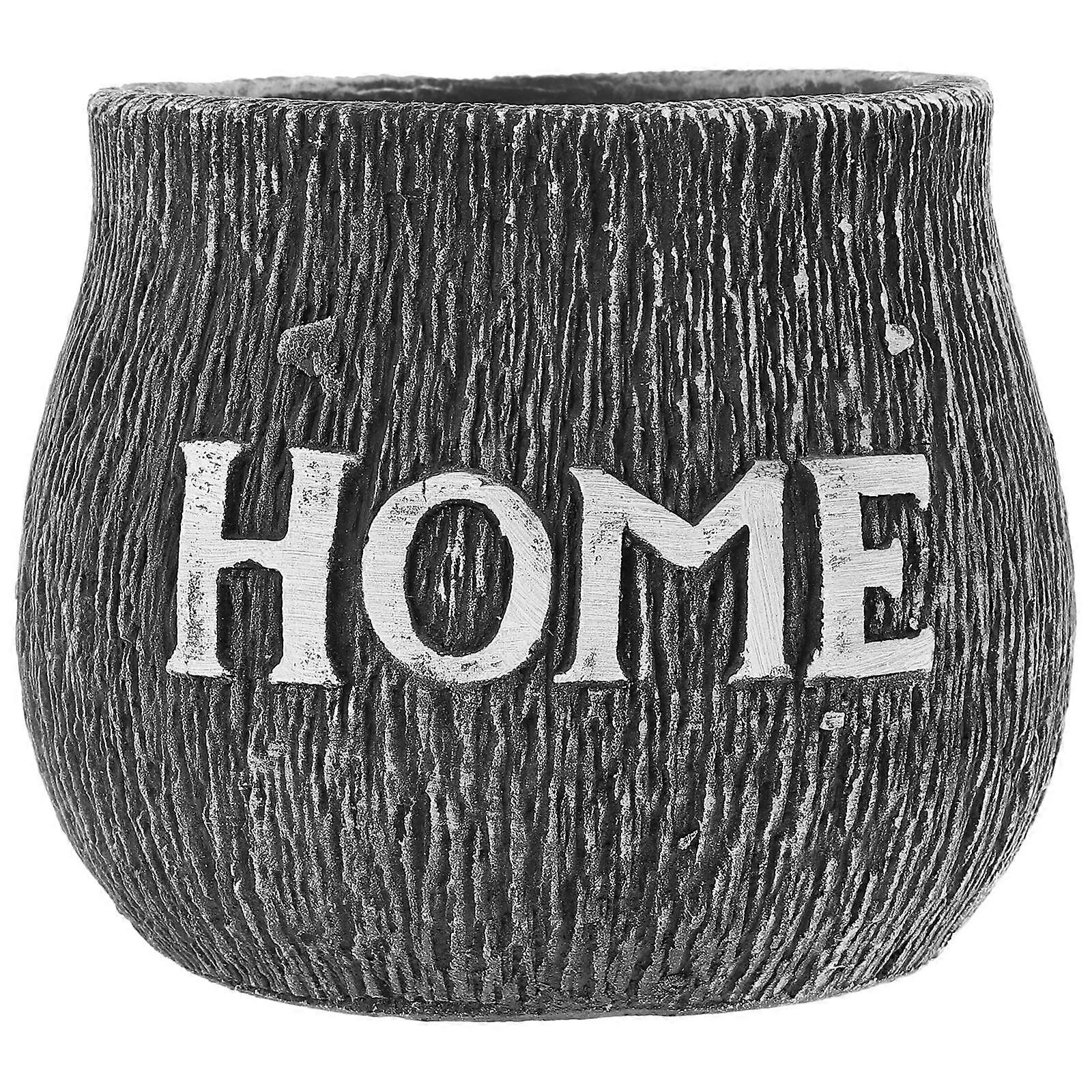 Cute Succulent Pots Cement Pot Minimalist Style Root For Indoor Decoration 1Pack