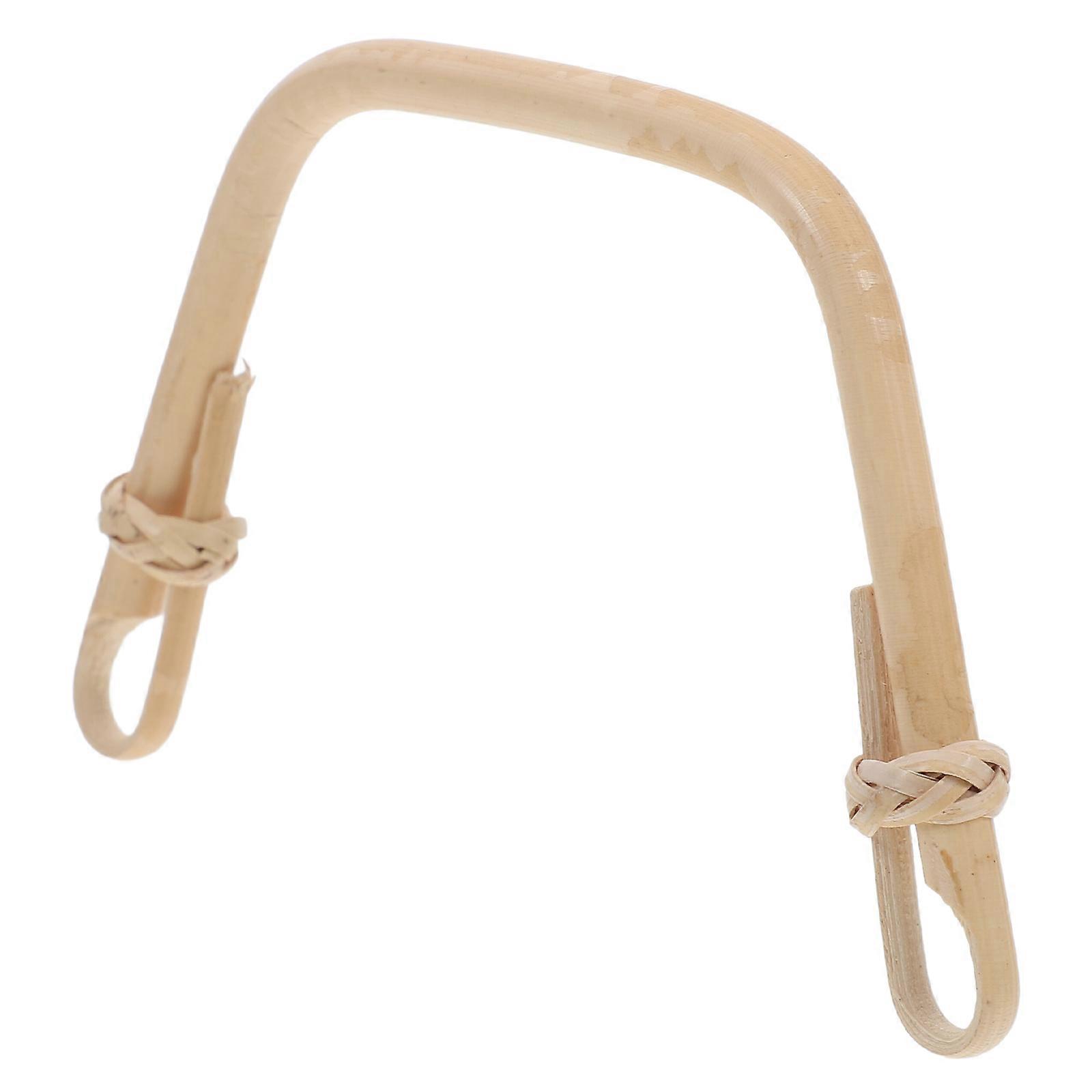 Bamboo Teapot Handle Replacement for Kitchen Beige Comfortable Grip Construction Unique Design 7.5 inch