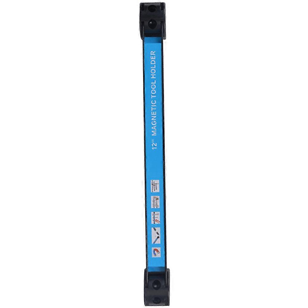 Magnetic Tool Holder for Garage Storage Use Strong Durable Steel Sky-blue 12 Inch