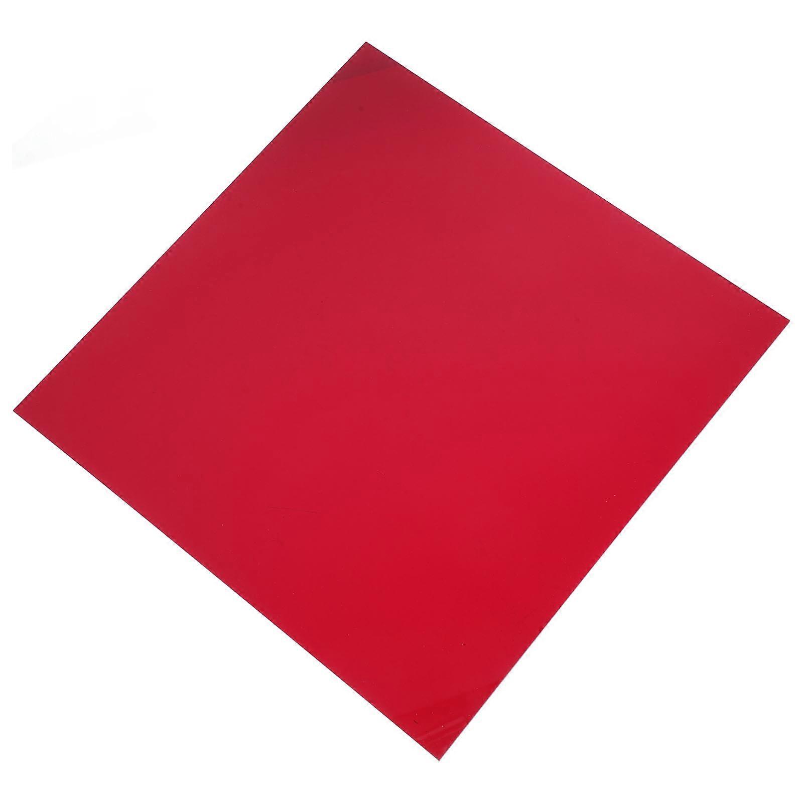 Red Acrylic Sheet Colored Translucent Sheet Acrylic Panel For Craft Projects Wall Decor