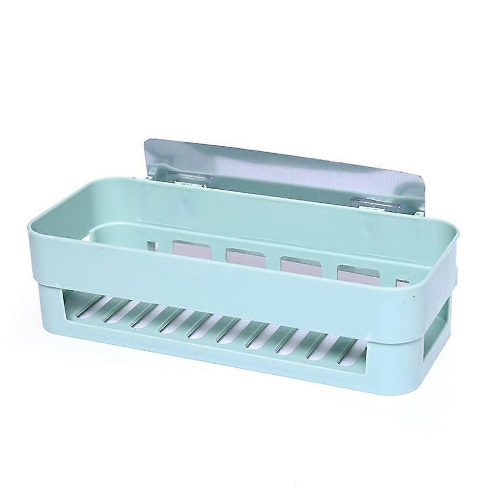 Wall-Mounted Bathroom Rectangle Storage Organizer Shower Shelf