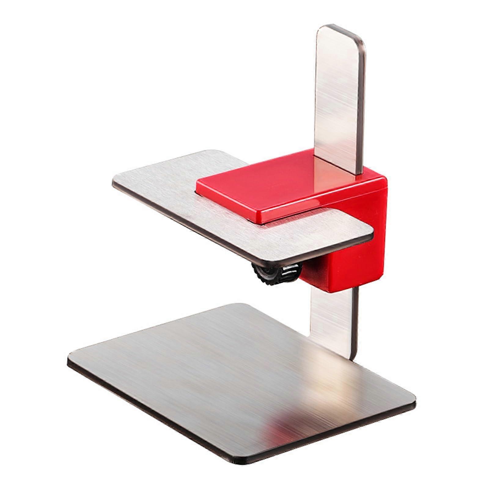 Adjustable door installation positioner, stainless steel, cabinet hardware device for cabinet door, adjustable cabinet 29 x 123 mm