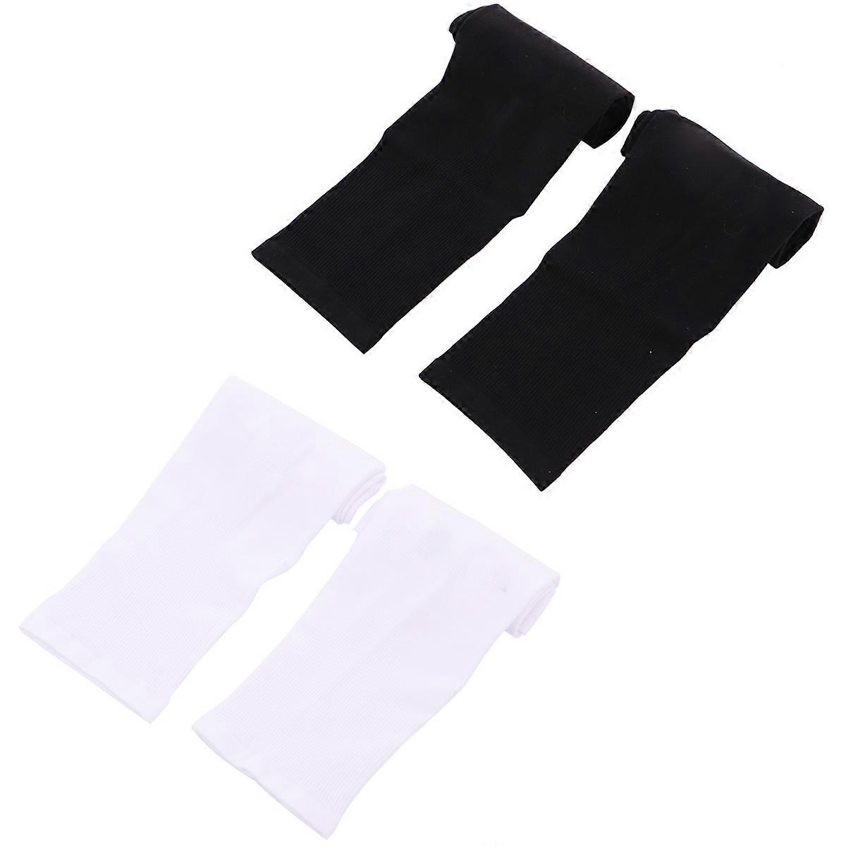 Sun Protective Cooling Arm Sleeves Polyester Anti-UV Gardening Fishing 2Pairs