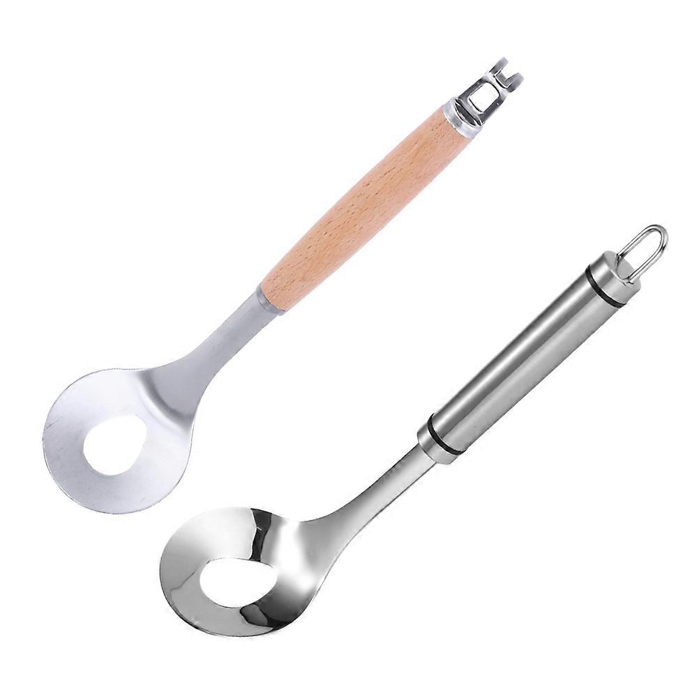 2pcs Stainless Steel Meatball Maker Spoons for Kitchen Use Efficient Tool 304 Material