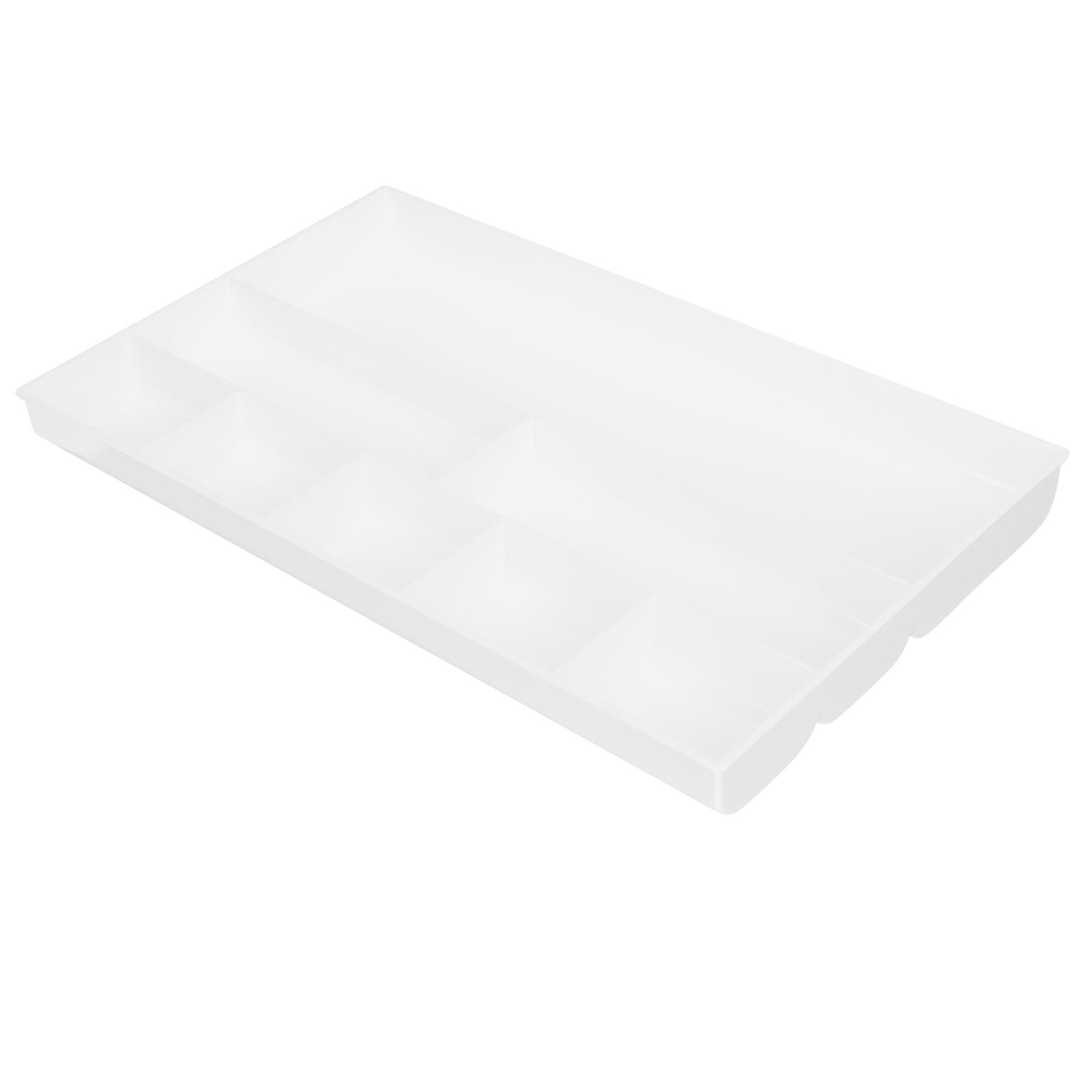 Multi function Plastic Vanity Office Organizer Rectangle Desk Drawer Organizer